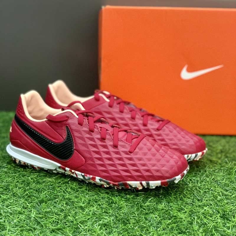 Nike Tiempo Legend 8 Pro TF Play Mode - Cardinal Red/Black/Crimson Tint/White - AT6136-608